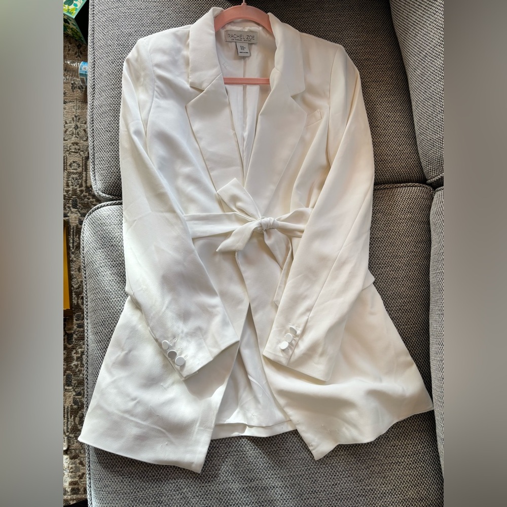 Rachel Zoe white blazer